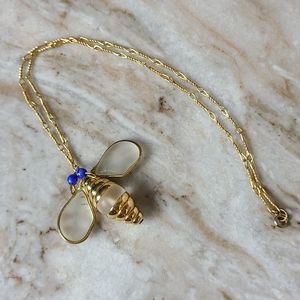 Vintage Bee Lucite Necklace